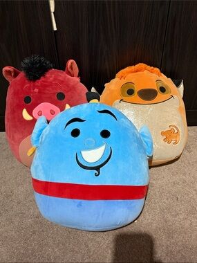 Squishmallows Disney Genie, Timon and Pumba Set